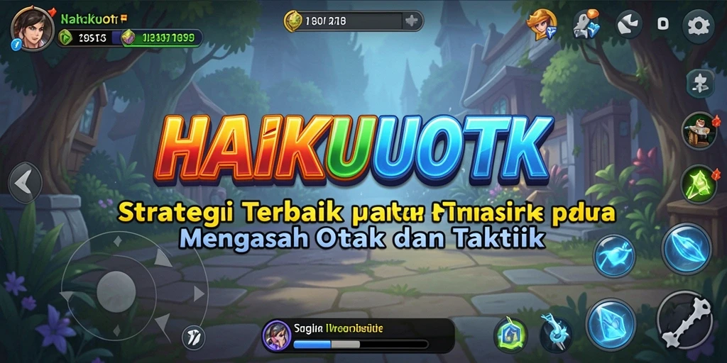 Tampilan gameplay HAIKUOTK yang mendebarkan dengan strategi yang kompleks.