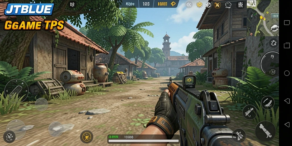 Tampilan menarik dari gameplay JTBLUE di TPS.