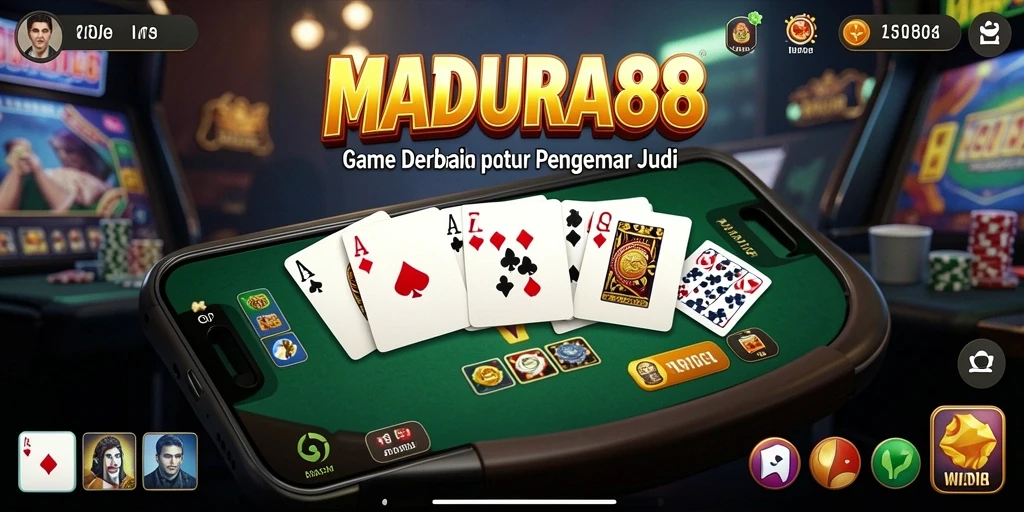 Screenshot utama MADURA88 menampilkan gameplay seru Domino.