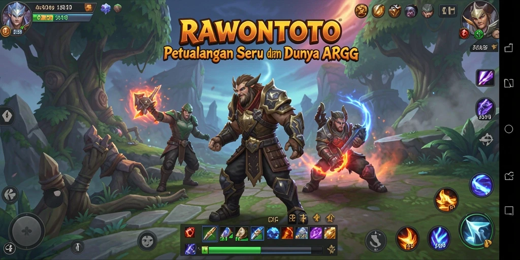Tampilan menarik gameplay ARPG dengan aksi dinamis.