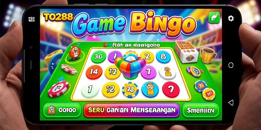 Screenshot TO288 menampilkan gameplay Bingo yang seru dan interaktif.
