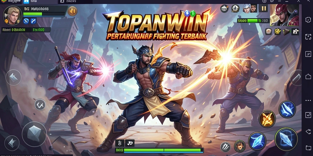 Tangkapan layar dari gameplay TOPANWIN yang menunjukkan pertarungan yang seru dan realistis.